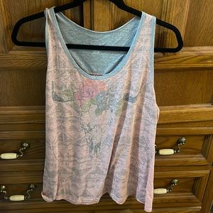 Roper steer skull with roses tank. Brand new, never worn.